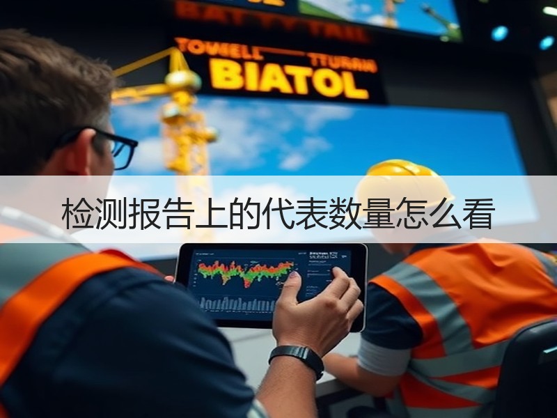 检测报告上的代表数量怎么看