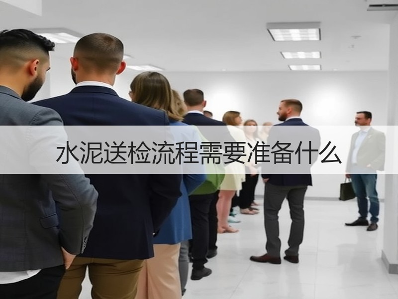水泥送检流程需要准备什么