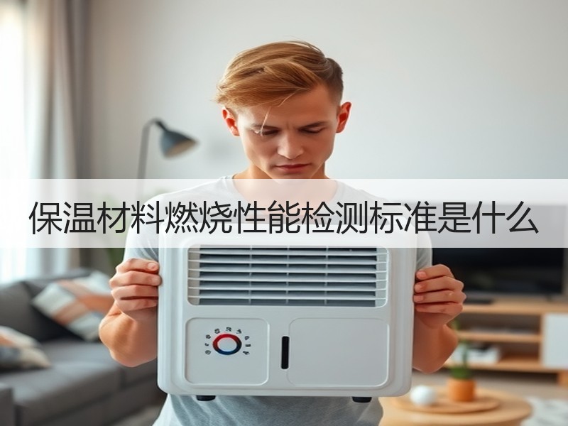 保温材料燃烧性能检测标准是什么