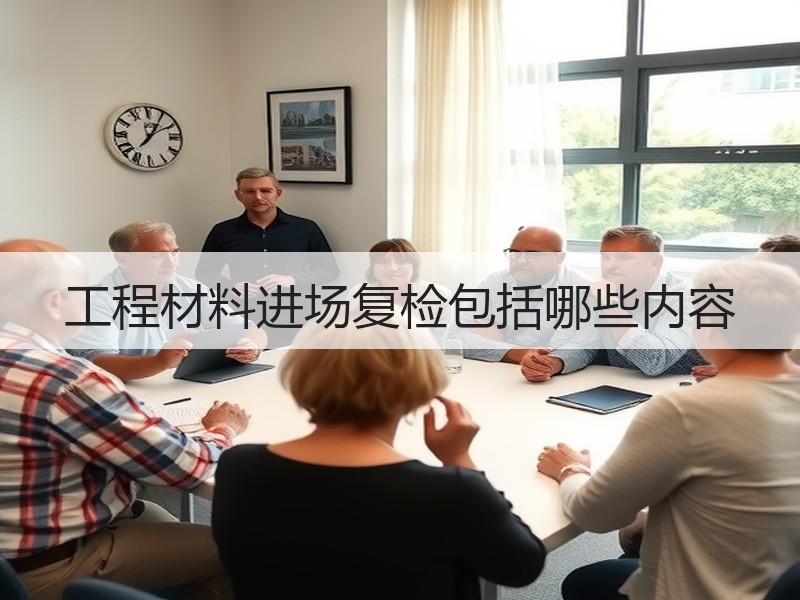 工程材料进场复检包括哪些内容
