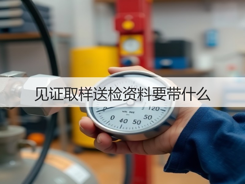 见证取样送检资料要带什么