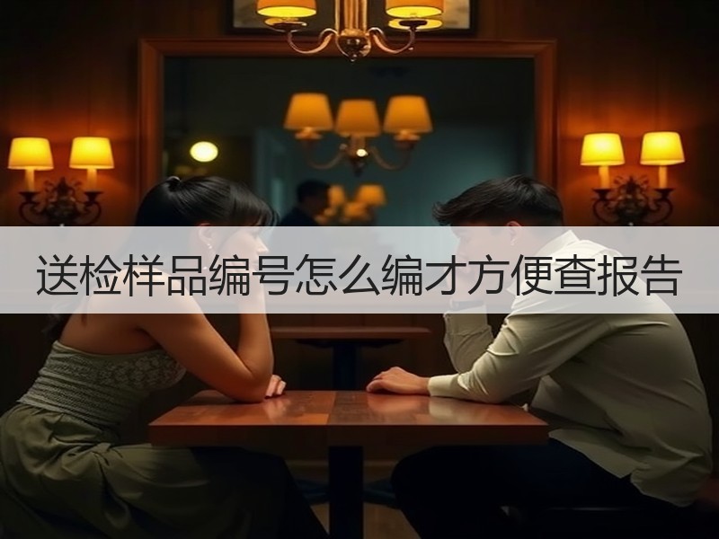 送检样品编号怎么编才方便查报告