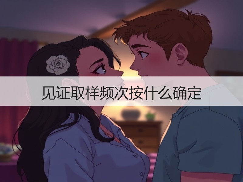 见证取样频次按什么确定
